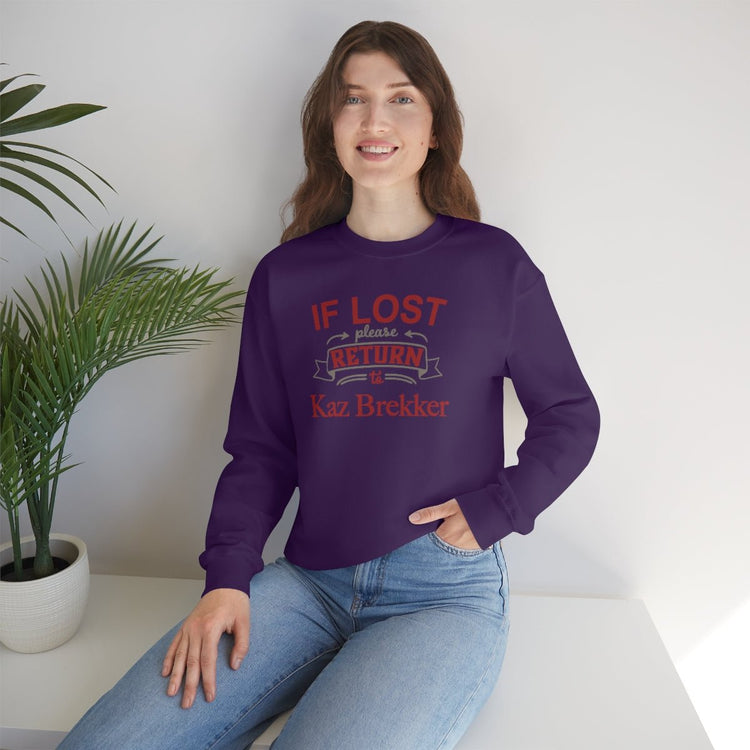 If Lost, Return to Kaz Brekker Sweatshirt - Fandom-Made