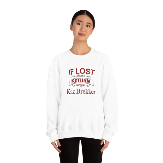 If Lost, Return to Kaz Brekker Sweatshirt - Fandom-Made