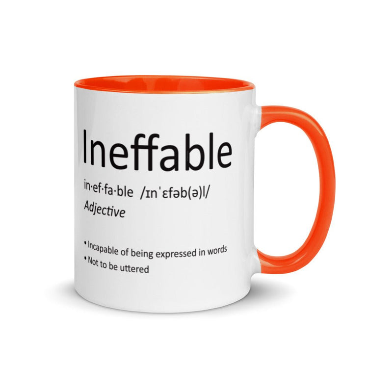 Ineffable definition Mug with Color Inside - Fandom-Made