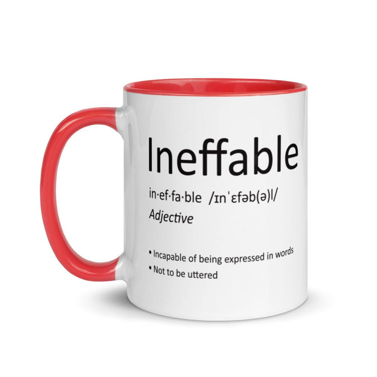 Ineffable definition Mug with Color Inside - Fandom-Made
