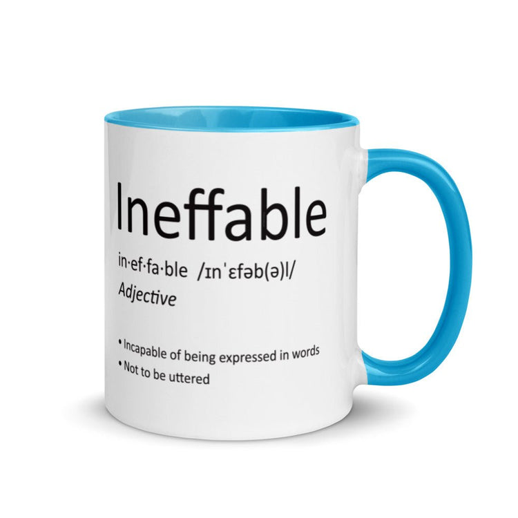 Ineffable definition Mug with Color Inside - Fandom-Made