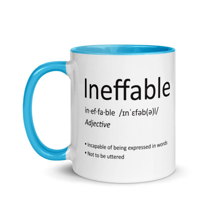Ineffable definition Mug with Color Inside - Fandom-Made