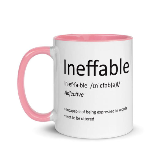 Ineffable definition Mug with Color Inside - Fandom-Made