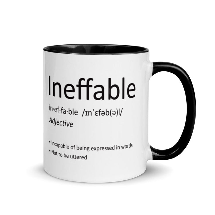 Ineffable definition Mug with Color Inside - Fandom-Made