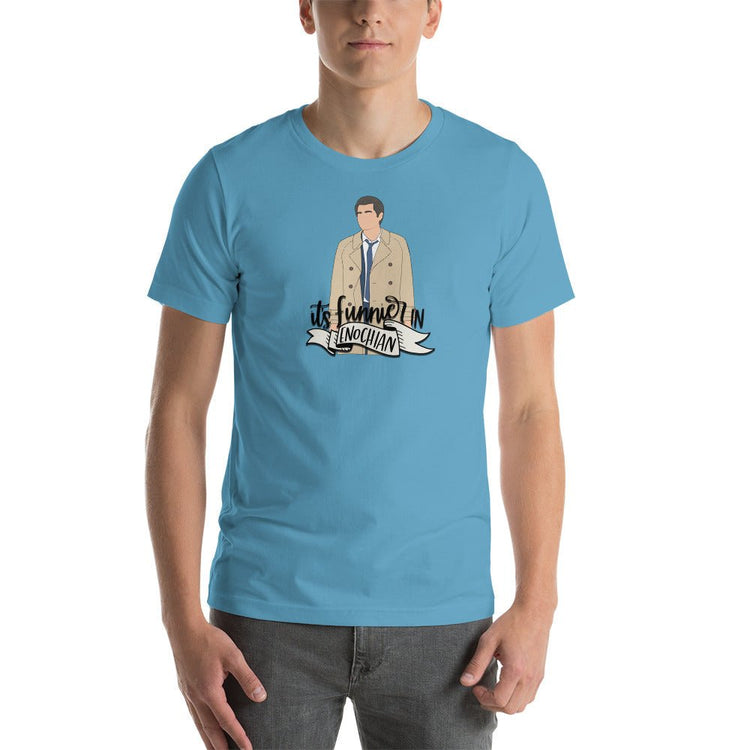 It's Funnier in Enochian (Castiel) Unisex t-shirt - Fandom-Made