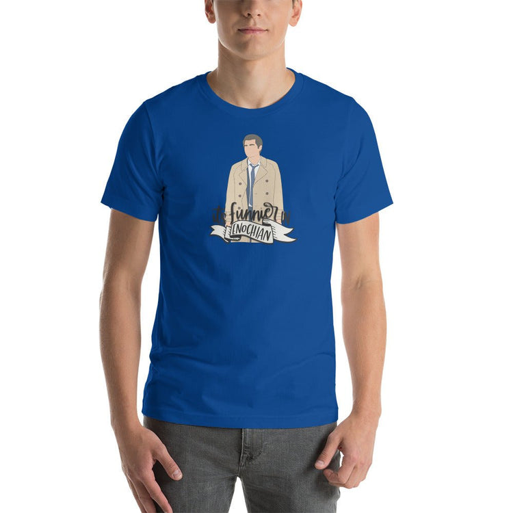 It's Funnier in Enochian (Castiel) Unisex t-shirt - Fandom-Made