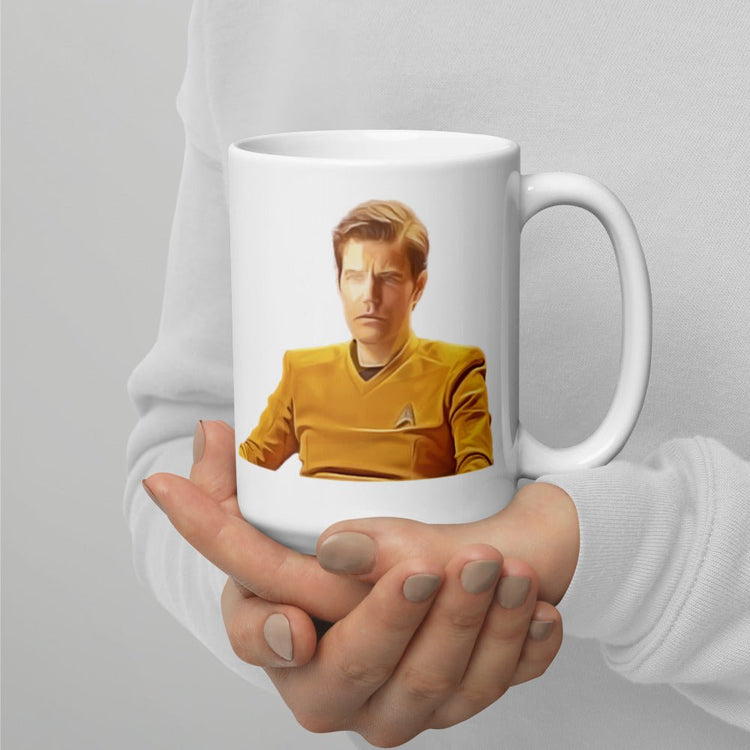 James T. Kirk White glossy mug - Star Trek: Strange New Worlds - Fandom-Made