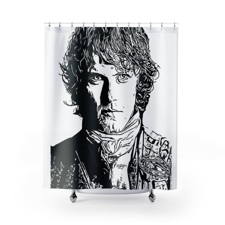 Jamie Fraser Shower Curtains - Fandom-Made