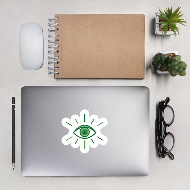 Pot Leaf Third Eye Stickers - Fandom-Made