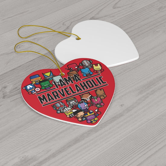 Marvelaholic Ceramic Ornament - Fandom-Made