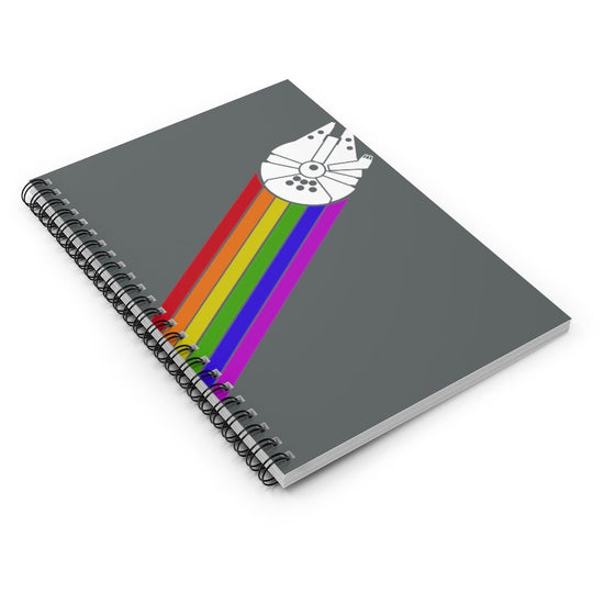Millennium Falcon Pride Spiral Notebook - Ruled Line - Fandom-Made