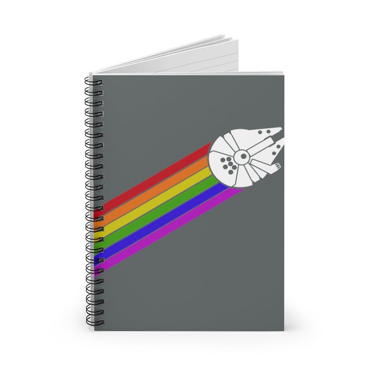 Millennium Falcon Pride Spiral Notebook - Ruled Line - Fandom-Made