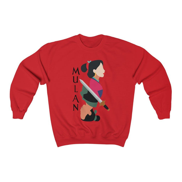 Mulan Crewneck Sweatshirt (upside down) - Fandom-Made