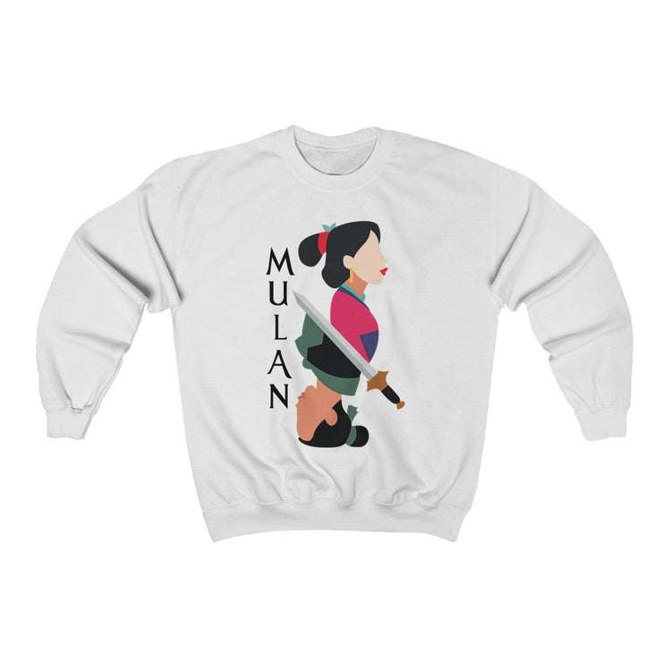 Mulan Crewneck Sweatshirt (upside down) - Fandom-Made