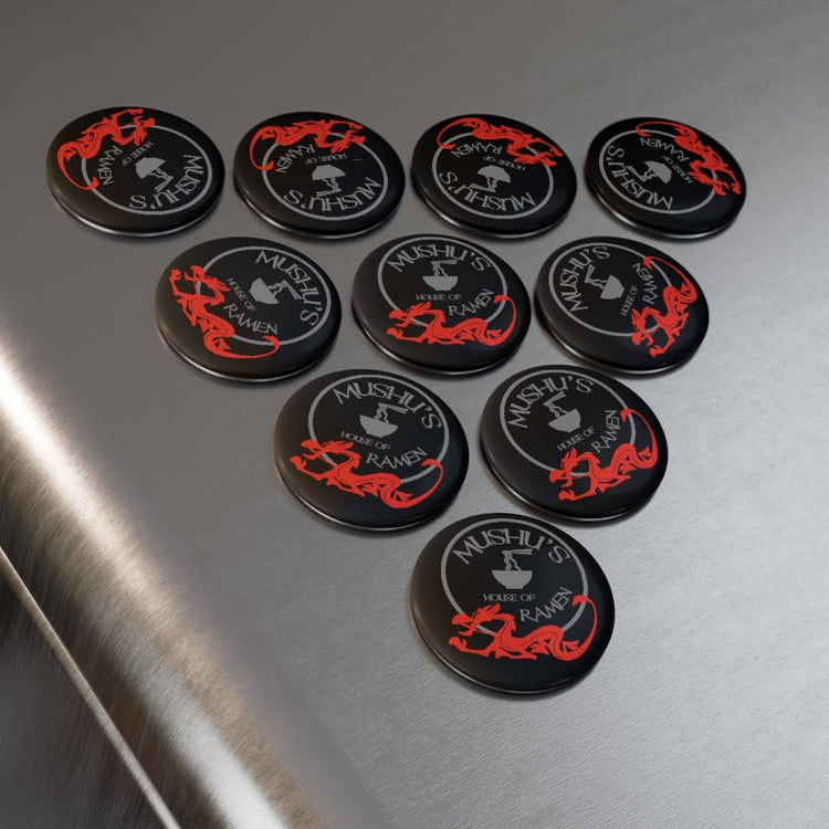 Mushu's House of Ramen Button Magnet - Fandom-Made