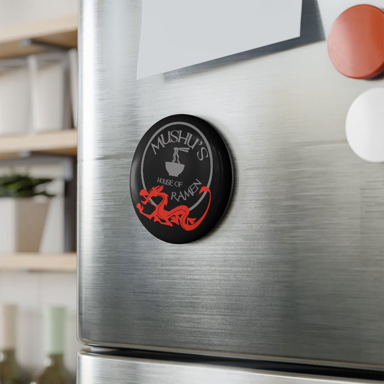 Mushu's House of Ramen Button Magnet - Fandom-Made