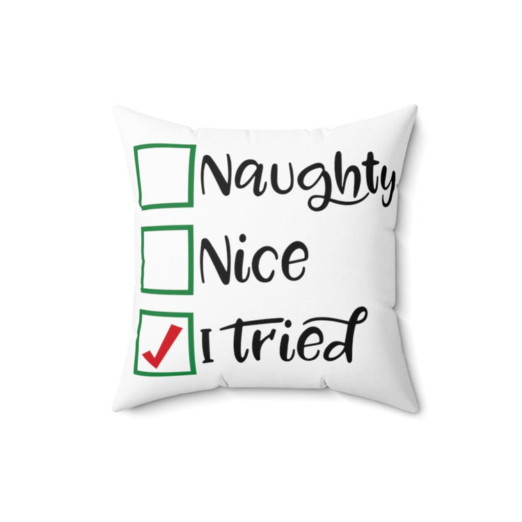 Naughty Or Nice Pillow - Fandom-Made