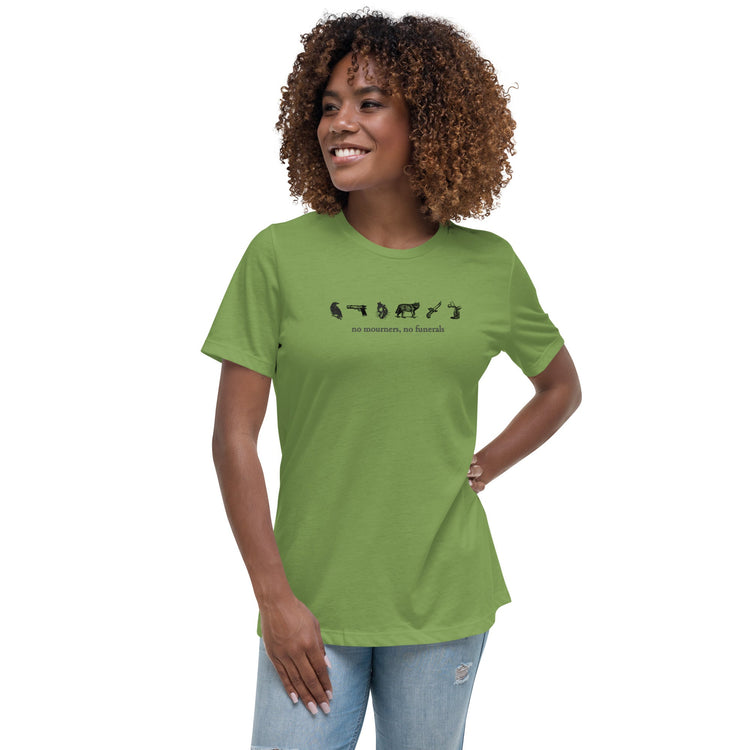 No Mourner's No Funerals T-Shirt - Minimal - Fandom-Made