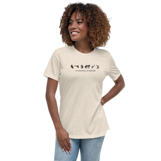 No Mourner's No Funerals T-Shirt - Minimal - Fandom-Made