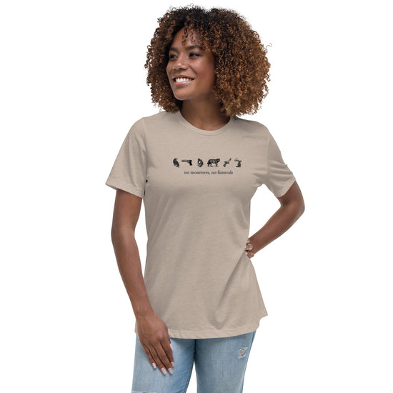 No Mourner's No Funerals T-Shirt - Minimal - Fandom-Made