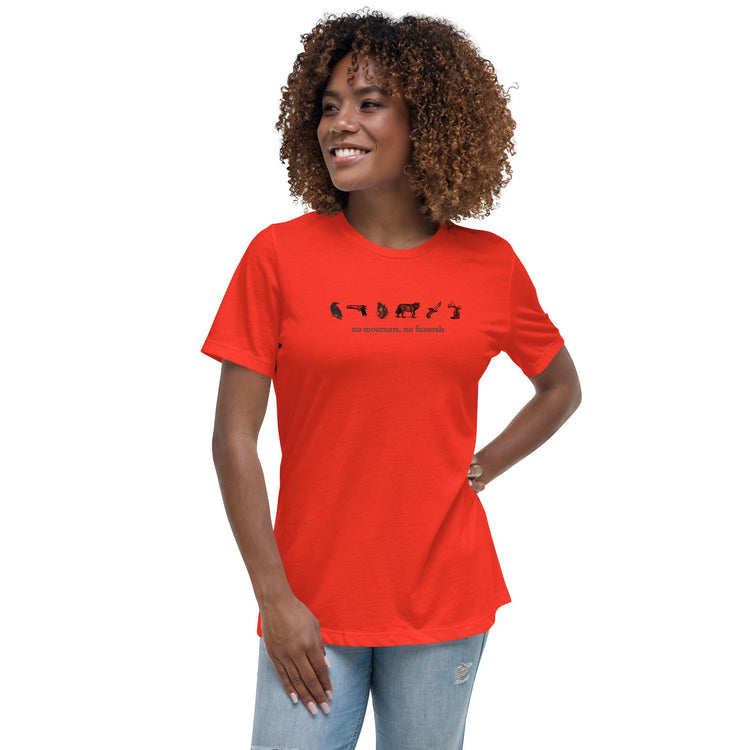 No Mourner's No Funerals T-Shirt - Minimal - Fandom-Made