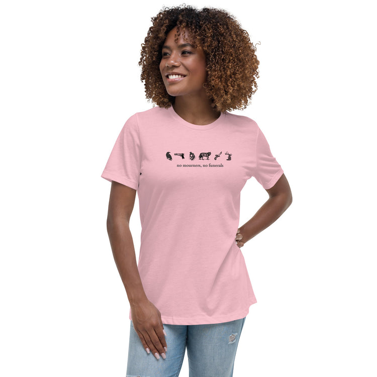 No Mourner's No Funerals T-Shirt - Minimal - Fandom-Made