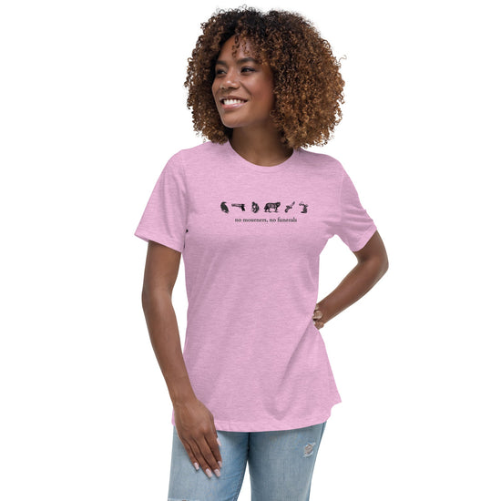 No Mourner's No Funerals T-Shirt - Minimal - Fandom-Made
