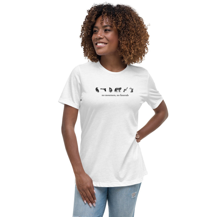 No Mourner's No Funerals T-Shirt - Minimal - Fandom-Made