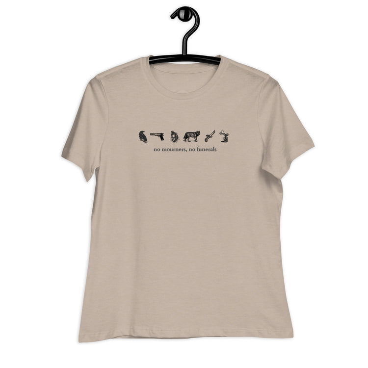 No Mourner's No Funerals T-Shirt - Minimal - Fandom-Made