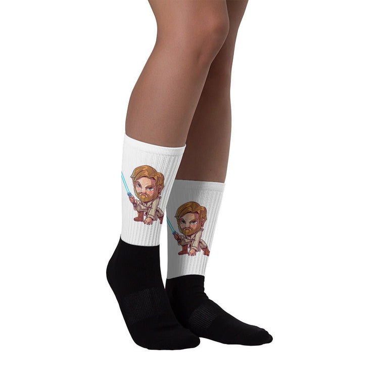 Obi-Wan Kenobi Small Stars - Socks - Fandom-Made