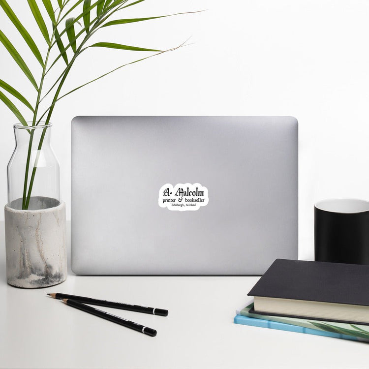 Outlander Inspired Bubble-free stickers - A. Malcom Printer - Fandom-Made