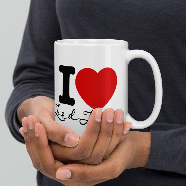 Outlander Inspired Double Sided White glossy mug - I ❤️Lord John - Fandom-Made