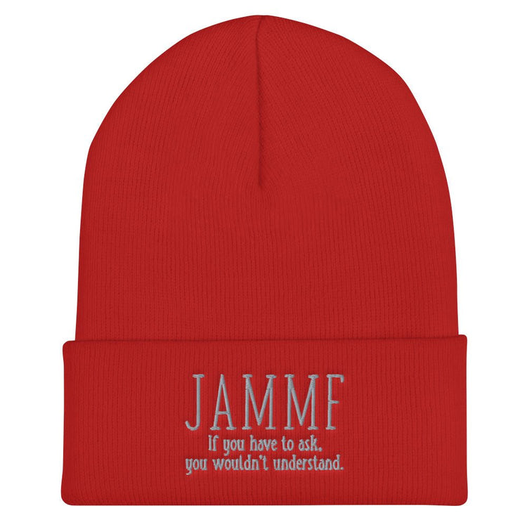 Outlander Inspired Embroidered Cuffed Beanie - JAMMF - Fandom-Made