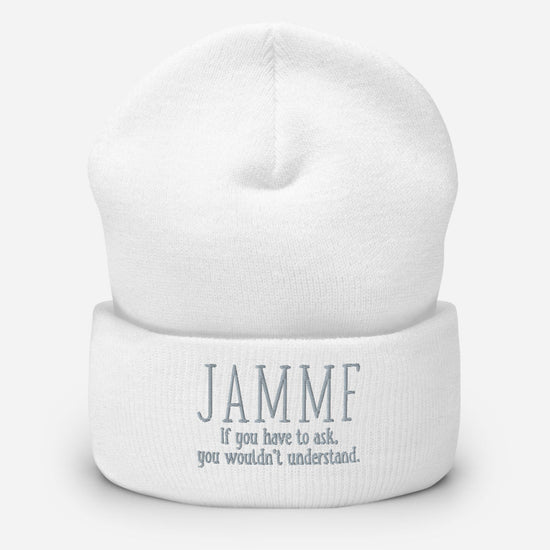 Outlander Inspired Embroidered Cuffed Beanie - JAMMF - Fandom-Made