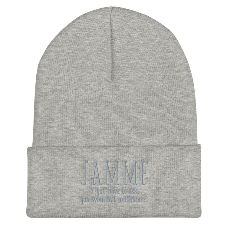 Outlander Inspired Embroidered Cuffed Beanie - JAMMF - Fandom-Made