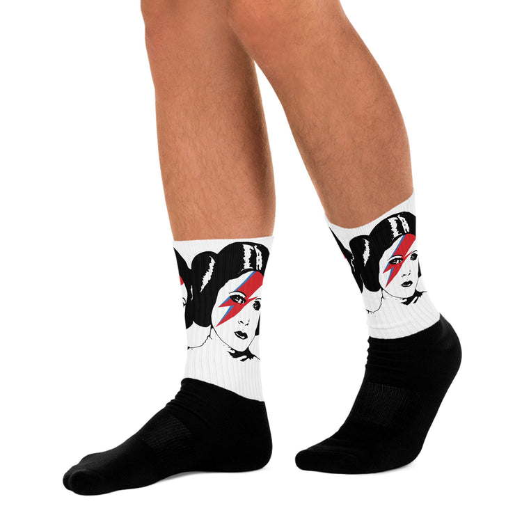 Princess Leia (rebel color) Socks - Fandom-Made