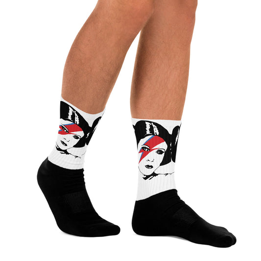 Princess Leia (rebel color) Socks - Fandom-Made