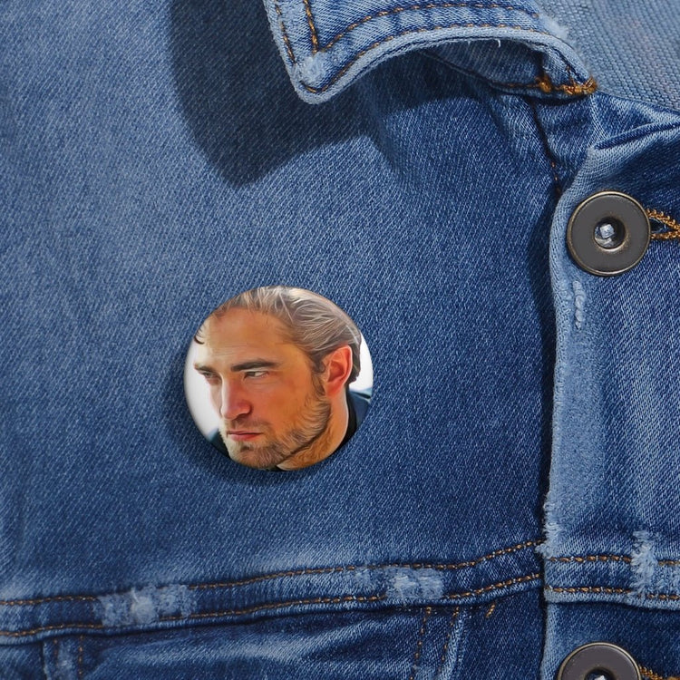 Robert Pattinson (blue) Pin Buttons - Fandom-Made