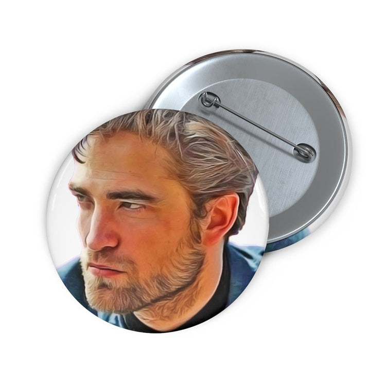 Robert Pattinson (blue) Pin Buttons - Fandom-Made