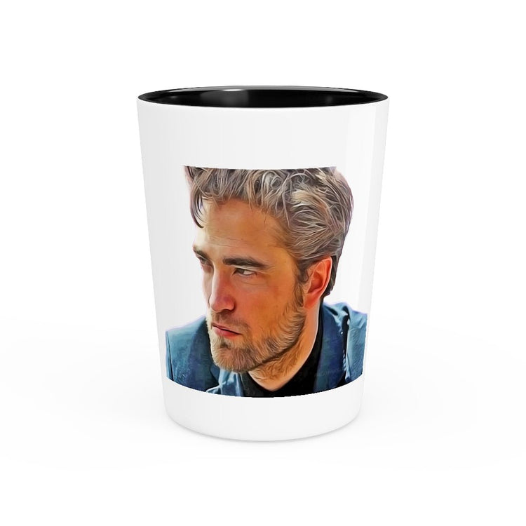 Robert Pattinson (blue) Shot Glass - Fandom-Made