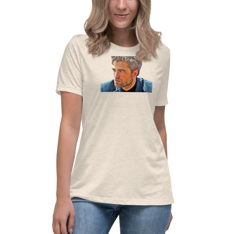 Robert Pattinson (blue) Women's Relaxed T-Shirt - Fandom-Made