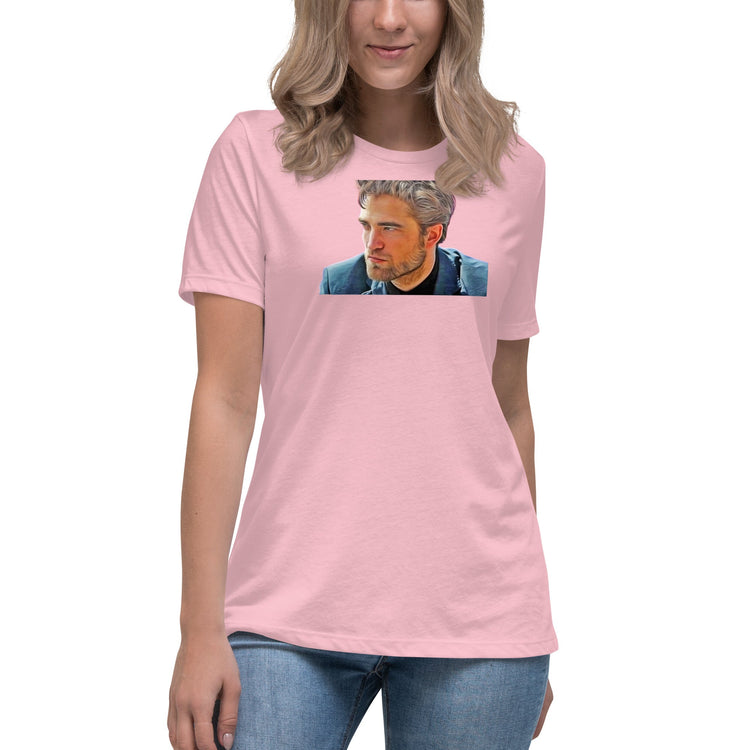 Robert Pattinson (blue) Women's Relaxed T-Shirt - Fandom-Made