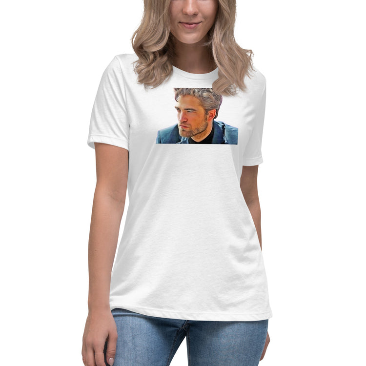 Robert Pattinson (blue) Women's Relaxed T-Shirt - Fandom-Made