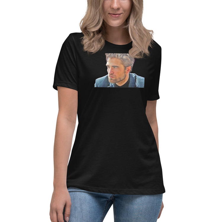 Robert Pattinson (blue) Women's Relaxed T-Shirt - Fandom-Made