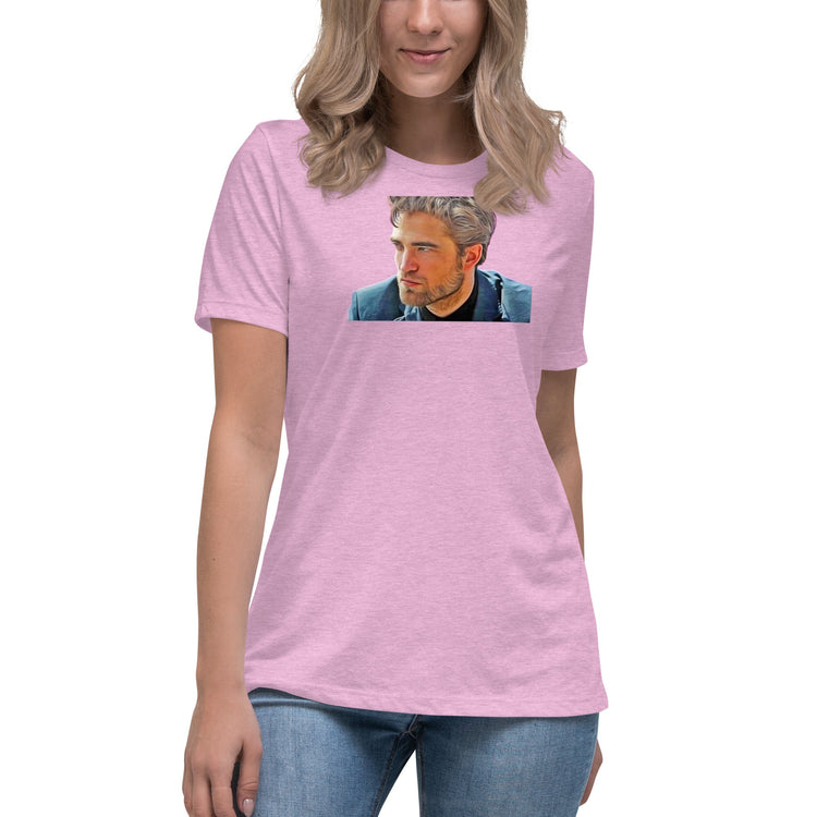 Robert Pattinson (blue) Women's Relaxed T-Shirt - Fandom-Made