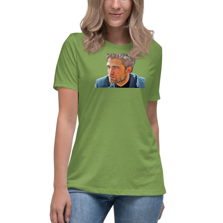 Robert Pattinson (blue) Women's Relaxed T-Shirt - Fandom-Made