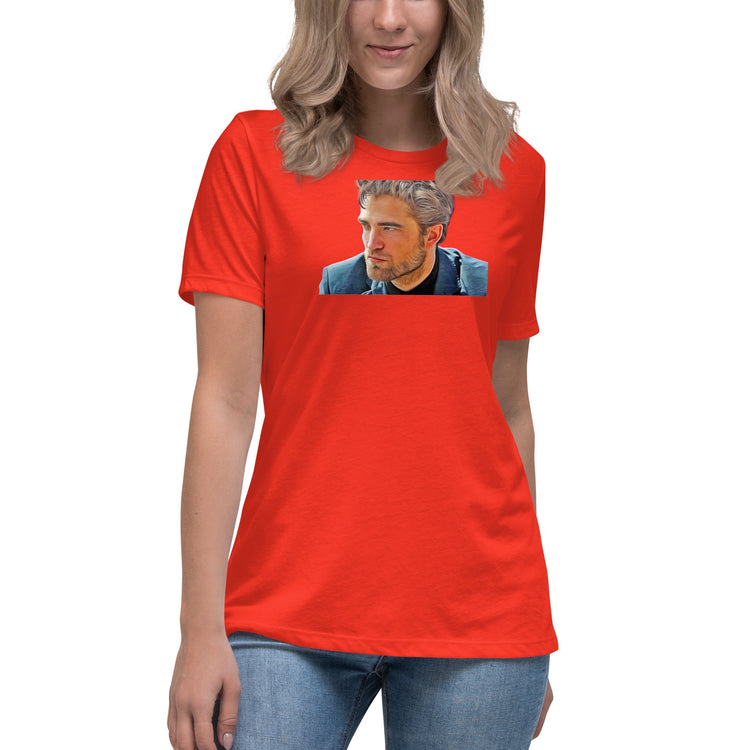 Robert Pattinson (blue) Women's Relaxed T-Shirt - Fandom-Made