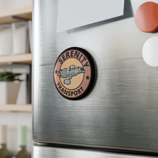 Serenity Transport Button Magnet - Fandom-Made