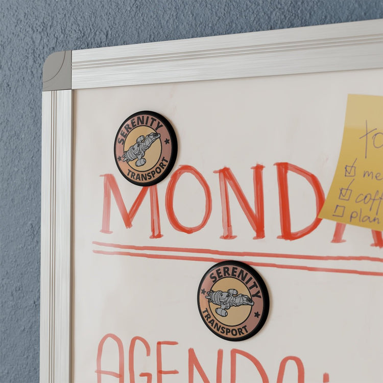 Serenity Transport Button Magnet - Fandom-Made