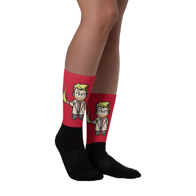 Small Stars John Constantine (flames) Socks - Fandom-Made